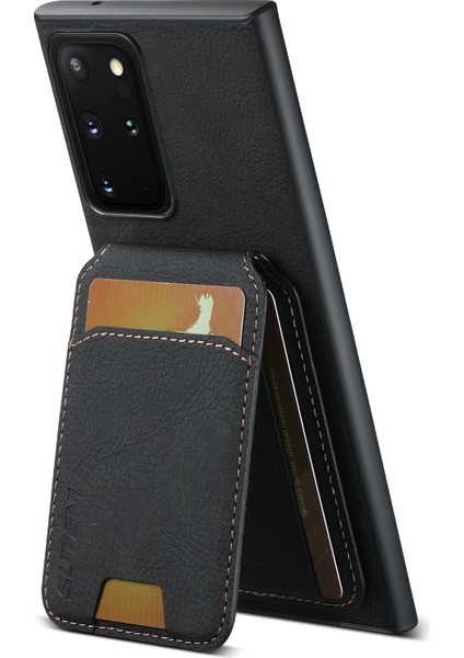Samsung Galaxy NOTE20 Ultra 5G/NOTE20 Ultra Kart Yuvalı Kickstand Telefon Kılıfı (Yurt Dışından)