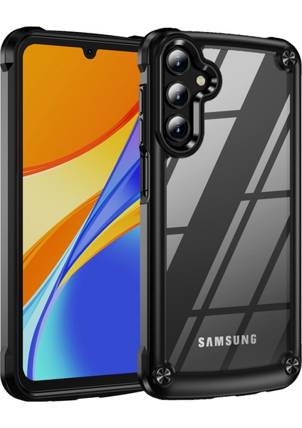 Samsung Galaxy A24 4g (162,1 x 77,6 x 8,3mm) Sert Pc + Yumuşak Tpu Koruyucu Telefon Kılıfı (Yurt Dışından)