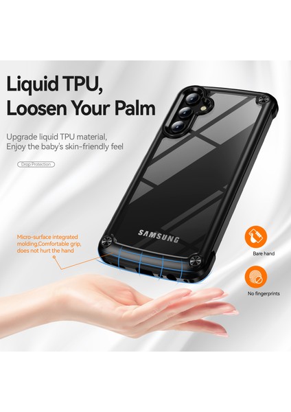Samsung Galaxy A24 4g (162,1 x 77,6 x 8,3mm) Sert Pc + Yumuşak Tpu Koruyucu Telefon Kılıfı (Yurt Dışından) modelleri