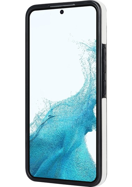 Samsung Galaxy S22+ 5g Cep u Bileklik Kickstand Damla Dayanıklı Dalga Desenli Telefon Kılıfı (Yurt Dışından)