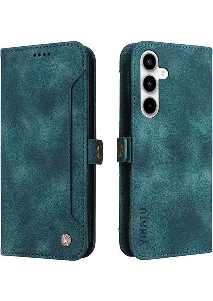 Samsung Galaxy A35 5g Pu Deri Flip Standlı Dış Kart Yuvalı Telefon Kılıfı (Yurt Dışından)