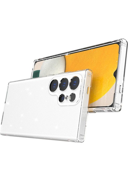 Samsung Galaxy S24 Ultra Tpu Simli Toz Şeffaf Şeffaf Telefon Kılıfı (Yurt Dışından) modelleri