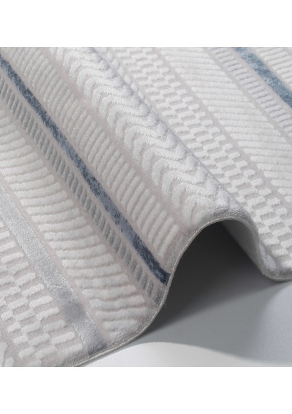 Rome Koleksiyonu 428 Gri Akrilik Parlak Yumuşak Dokulu Salon Mutfak Antre Halı Yolluk fiyatları