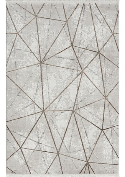 Rome Koleksiyonu 425 Kahve Akrilik Parlak Yumuşak Dokulu Salon Mutfak Antre Halı Yolluk fiyatları