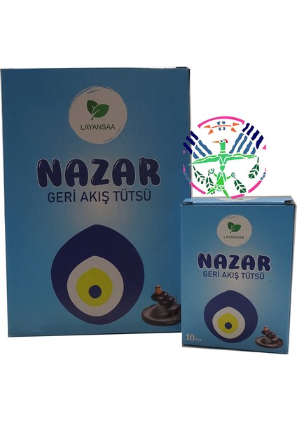 Nazar - Özel Aromalı Geri Akış Backflow Özel Aromalı Tütsü 10 Adet