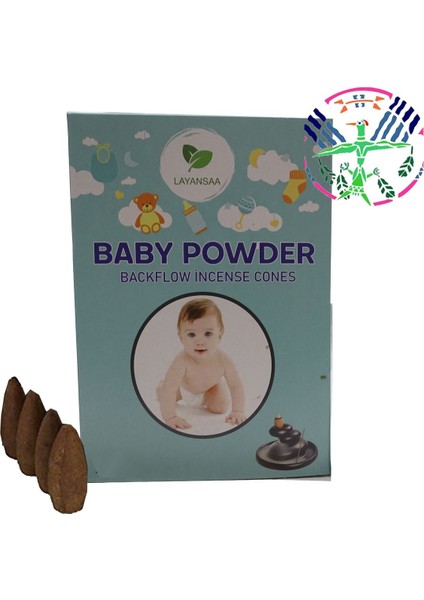 Baby Powder - Bebek Pudrası Özel Aromalı Geri Akış Backflow Özel Aromalı Tütsü 10 Adet