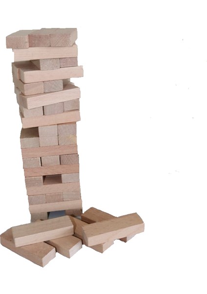 SNR Denge(Jenga)Oyunu,Ahşap,54 Parça,%100 Doğal