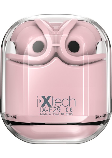 IX-E29 Yeni Tasarım Kulak Içi Bluetooth Kulaklık - Pembe fiyatları