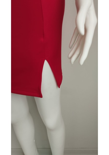 Taş Askılı Kırmızı Elbise fiyatları