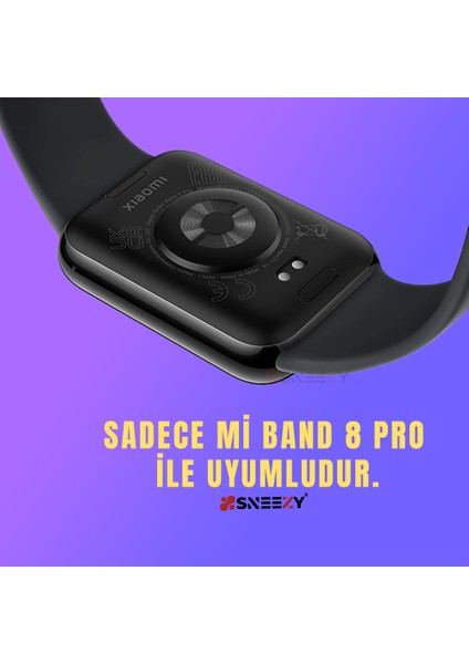 Xiaomi Mi Band 8 Pro Uyumlu Purelux Soft Yumuşak Silikon Kordon modelleri