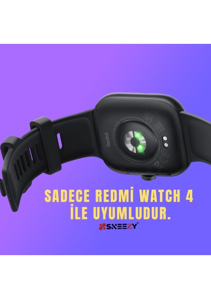 Xiaomi Redmi Watch 4 Uyumlu Purelux Soft Yumuşak Silikon Kordon modelleri