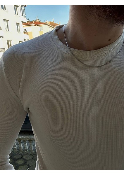 Silver Ayna Kolye Erkek Zincir Kadın Paslanmaz Çelik Unısex Kararmaz fiyatları