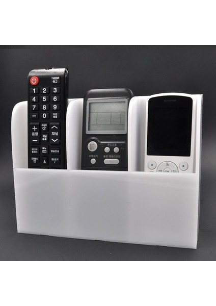 Tv & Klima Kumanda Organizer (Beyaz 3 Kumanda Kapasiteli)