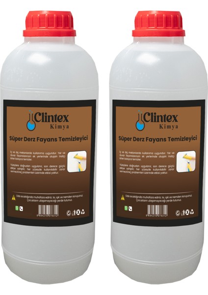 Süper Derz Fayans Temizleyici 2x1 Lt