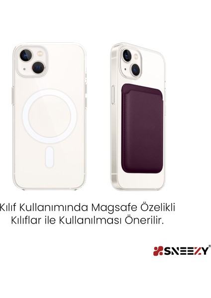 Iphone 13 Mini-13-13 Pro-13 Pro Max Uyumlu Birinci Sınıf Magsafe Cüzdan Magsafe Deri Kartlık fiyatları