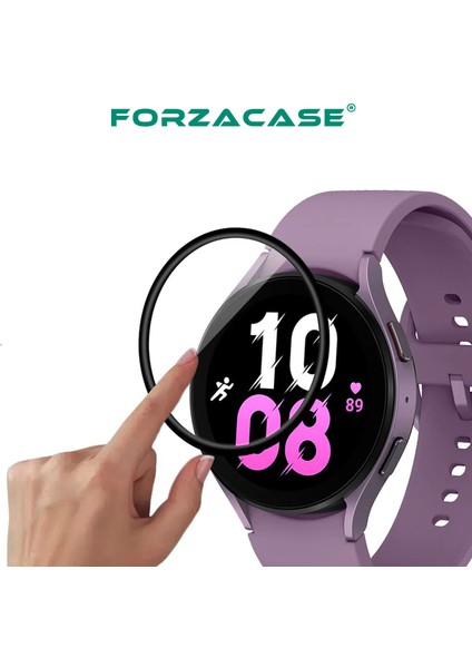 Samsung Galaxy Watch 5 40MM Için Çerçeveli Tam Kaplayan 3D Pet Ekran Koruyucu Film - FC016 modelleri