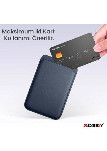 Iphone 15-15 Plus-15 Pro-15 Pro Max Uyumlu Birinci Sınıf Magsafe Cüzdan Magsafe Deri Kartlık