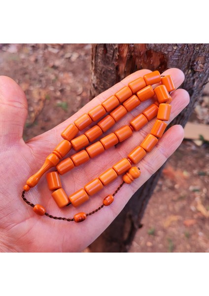 9X12 mm Kesme Alman Fiber Tesbih | Usta Işçilikli Tespih