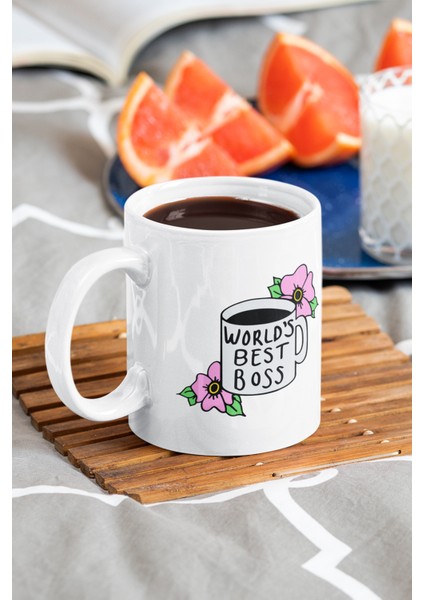 World Best Boss The Office Cute Baskılı Kupa Bardak