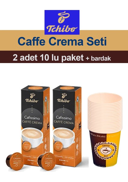 Cafissimo Caffè Crema Rich Aroma 2X10 Adet Kapsül Kahve