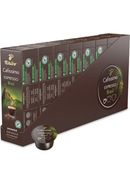 Cafissimo Espresso Brasil Kapsül Kahve 8 x 10 Kapsül
