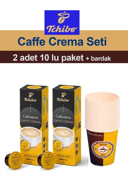 Cafissimo Caffè Crema Fine Aroma 2X10 Adet Kapsül Kahve