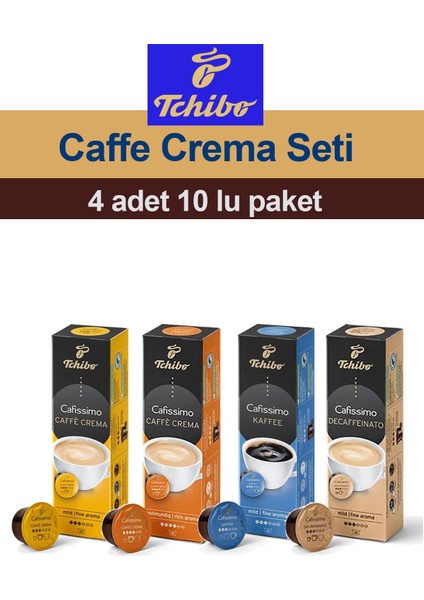Cafissimo 4'lü Çok Satılan Kahve Seti 4X10