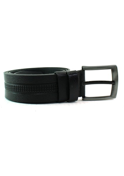 Deri Kemer Siyah Spor Desenli 81048 modelleri