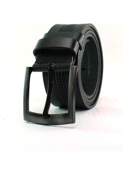 Deri Kemer Siyah Spor Desenli 81048 fırsatları