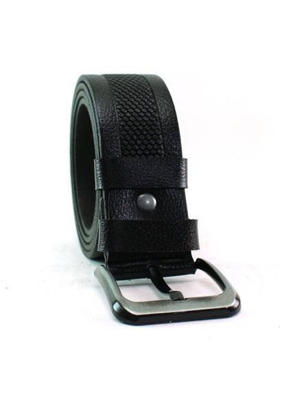 Deri Kemer Siyah Spor Desenli 81049 indirimleri