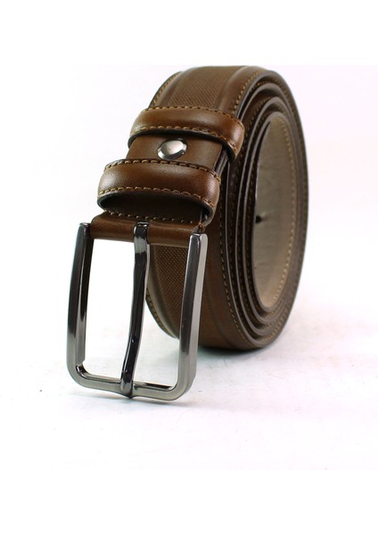 Deri Kemer Kahve Lazer Desen 81053 fırsatları