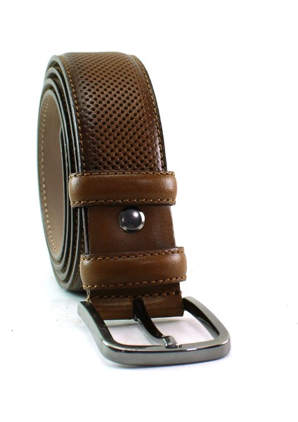 Deri Kemer Kahve Lazer Desen 81054 indirimleri