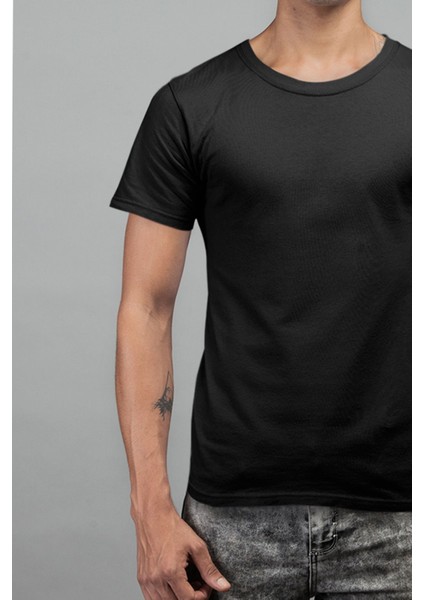 Rahat Kesim: Siyah Oversize Basic T-Shirt modelleri