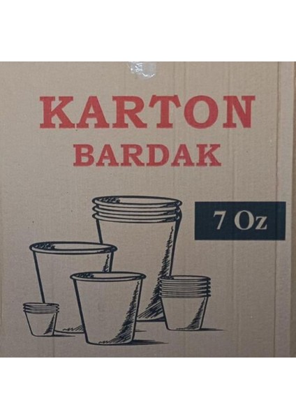 Yamaç Home 7 Oz 200 ml Karton Bardak 3000 Adet