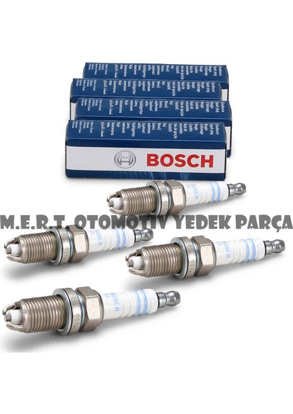 Opel Vectra B Çift Tırnak Buji Takımı Bosch 4 Adet