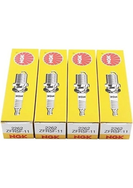 Ngk 2262 Buji Takım ZFR5F-11 Opel Corsa D 1.2 06-14/opel Corsa D 1.4 06-11/opel Vectra C 1.6 05-08