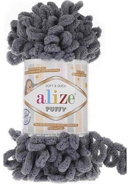 Puffy 87 Koyu Gri 5li paket