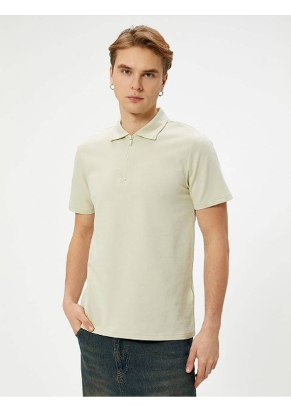 4Sam10006Mk Koton Erkek T-Shirt Bej