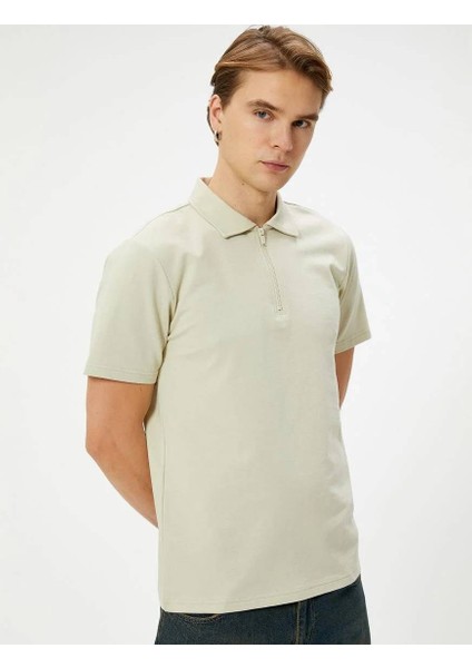 4Sam10006Mk Koton Erkek T-Shirt Bej modelleri