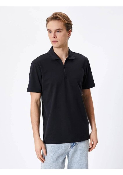 4Sam10006Mk Koton Erkek T-Shirt Siyah modelleri