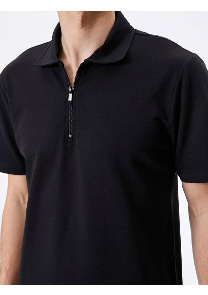 4Sam10006Mk Koton Erkek T-Shirt Siyah indirimleri