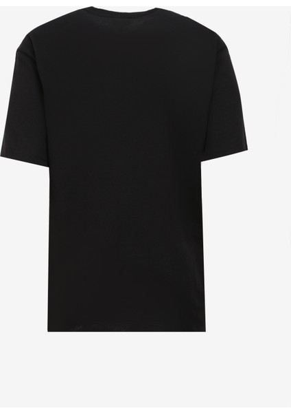 Siyah Erkek Bisiklet Yaka Loose Fit Baskılı T-Shirt C4SM-TST4647 fiyatları