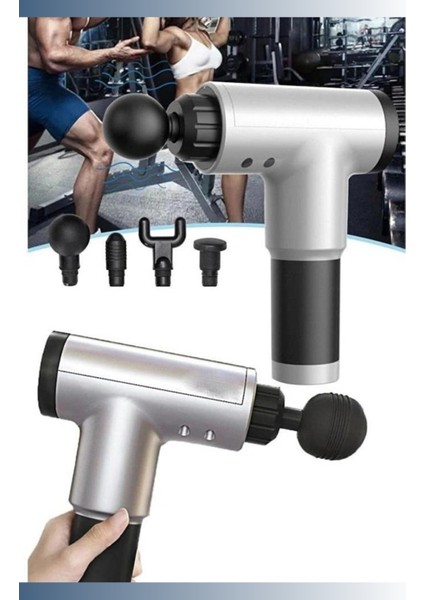 Gri Gri 6 Kademeli Vibrasyonlu Masaj Aleti Cilt Sıkılaştırıcı Cilt Sıkılaştırıcı