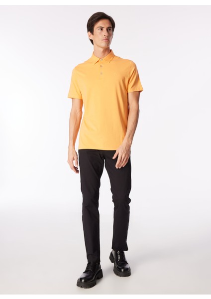 Açık Turuncu Erkek Polo Yaka Regular Fit Polo T-Shirt Fc4Sm-Tst 0250