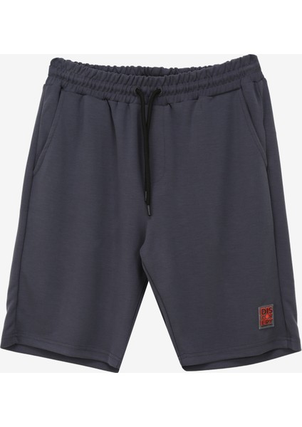 Antrasit Erkek Sweat Şort D4SM-SHT3221