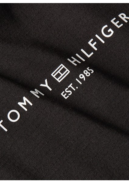 Bisiklet Yaka Baskılı Siyah Kadın T-Shirt Ess Mını Corp Relaxed Tee fiyatları