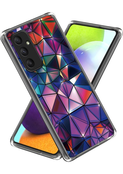 Samsung Galaxy A05S 4g Tpu Kılıf Için Dropproof Telefon Kapak Desenli Baskı-Üçgen (Yurt Dışından)