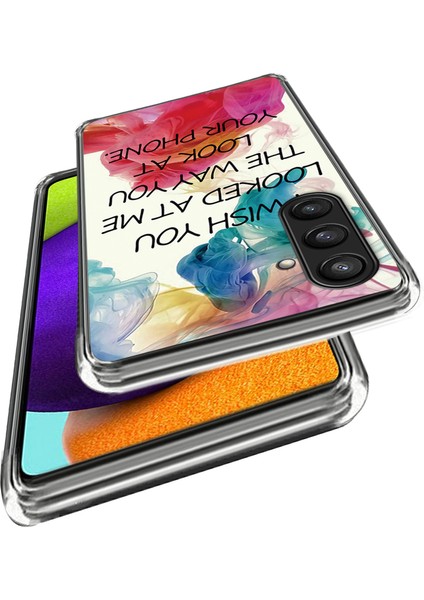 Samsung Galaxy S24+ Tpu Koruyucu Sanat Desen Baskı Bana Baktı Telefon Kılıfı (Yurt Dışından) fiyatları