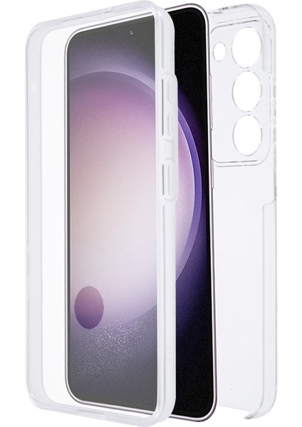 Samsung Galaxy S24+ Tam Vücut Korumalı Dahili Ekran Koruyucu Telefon Kılıfı (Yurt Dışından)
