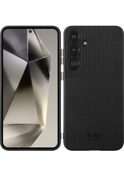 Samsung Galaxy S24+ Deri Kaplama Pc+Tpu Koruyucu Telefon Kılıfı (Yurt Dışından)